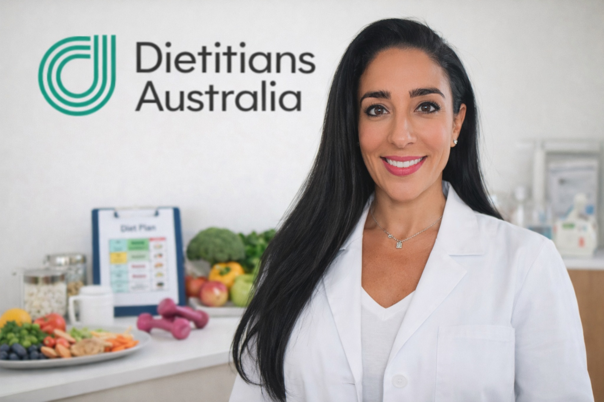 Dietitian with older clients